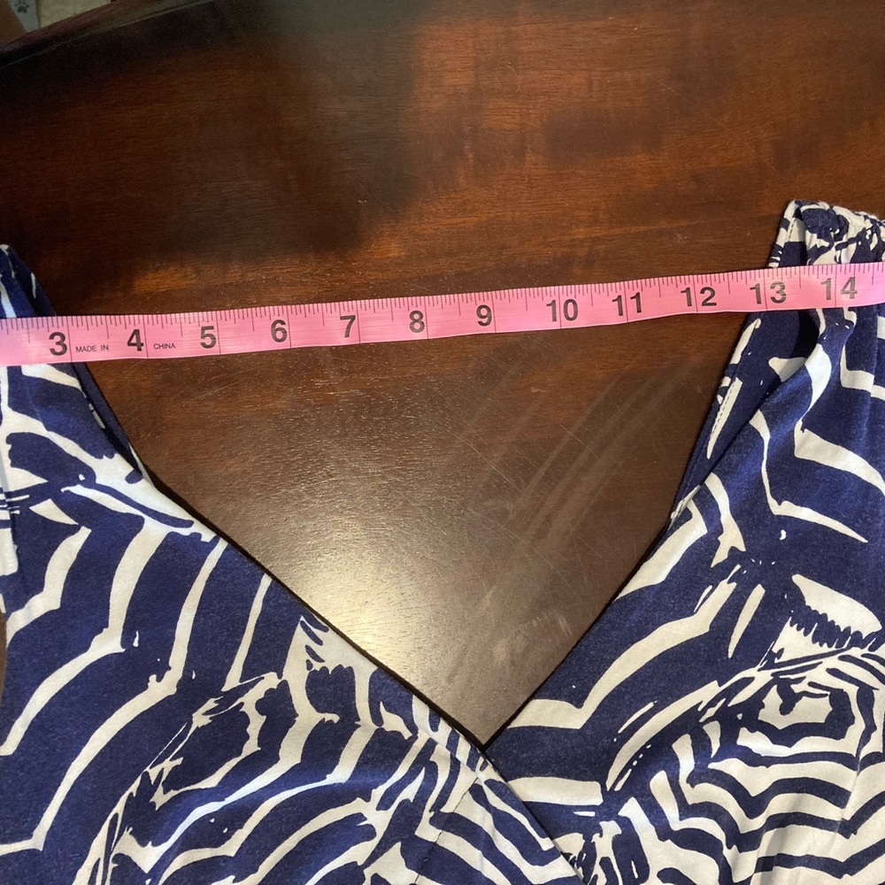 Lilly Pulitzer maxi navy and white umbrella dress - Picture 8 of 11